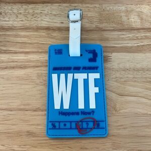 New Funny Luggage Tag from Flight 001